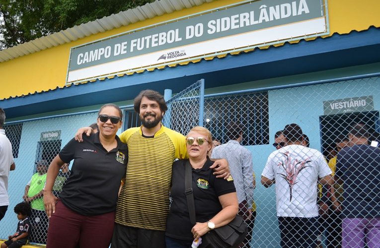 Reforma do complexo esportivo do Siderlândia é inaugurada em Volta Redonda