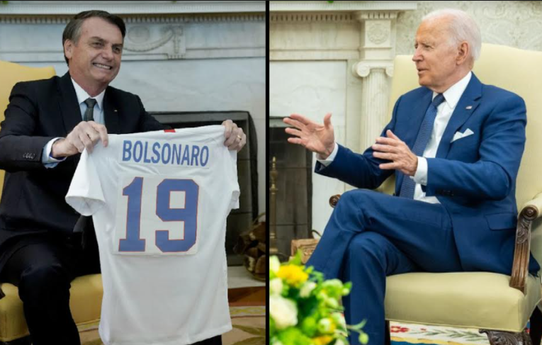 Biden oferece parceria militar para Bolsonaro vetar 5G da China