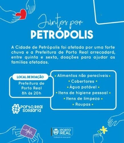 Porto Real – RJJuntos por Petrópolis – Prefeiturade Porto Real– RJ