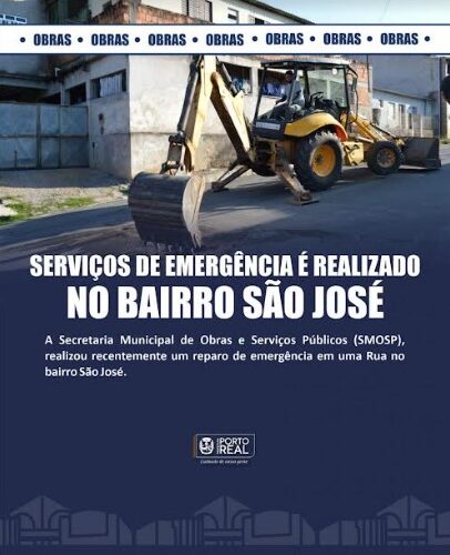 Porto Real -RJServiços de emergência é realizadono bairro São José