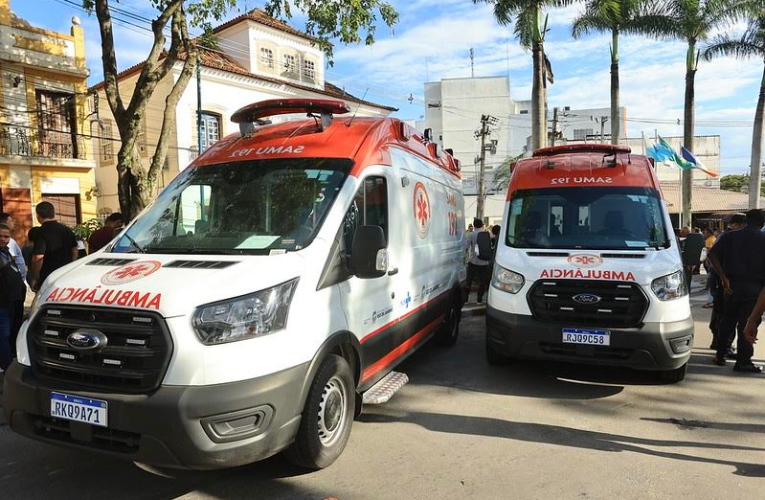 Governo entrega 23 novas ambulâncias do Samu a seis municípios fluminenses