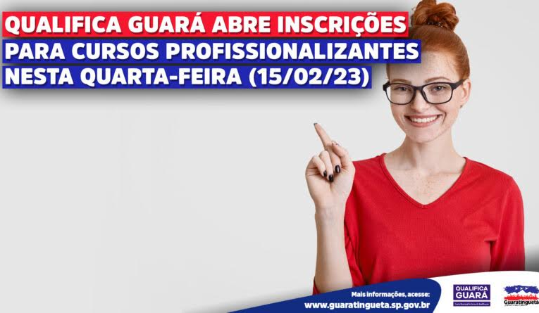 Qualifica Guará abre inscrições para cursos profissionalizantes na quarta-feira (15)