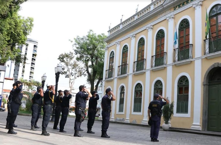 Guarda Municipal de Barra Mansa realiza ato cívico em homenagem ao Dia da Independência